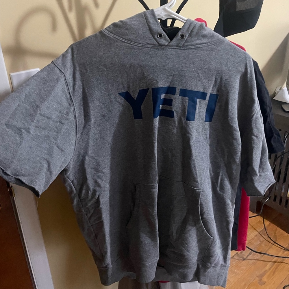 Yeti short sleeve hoodie